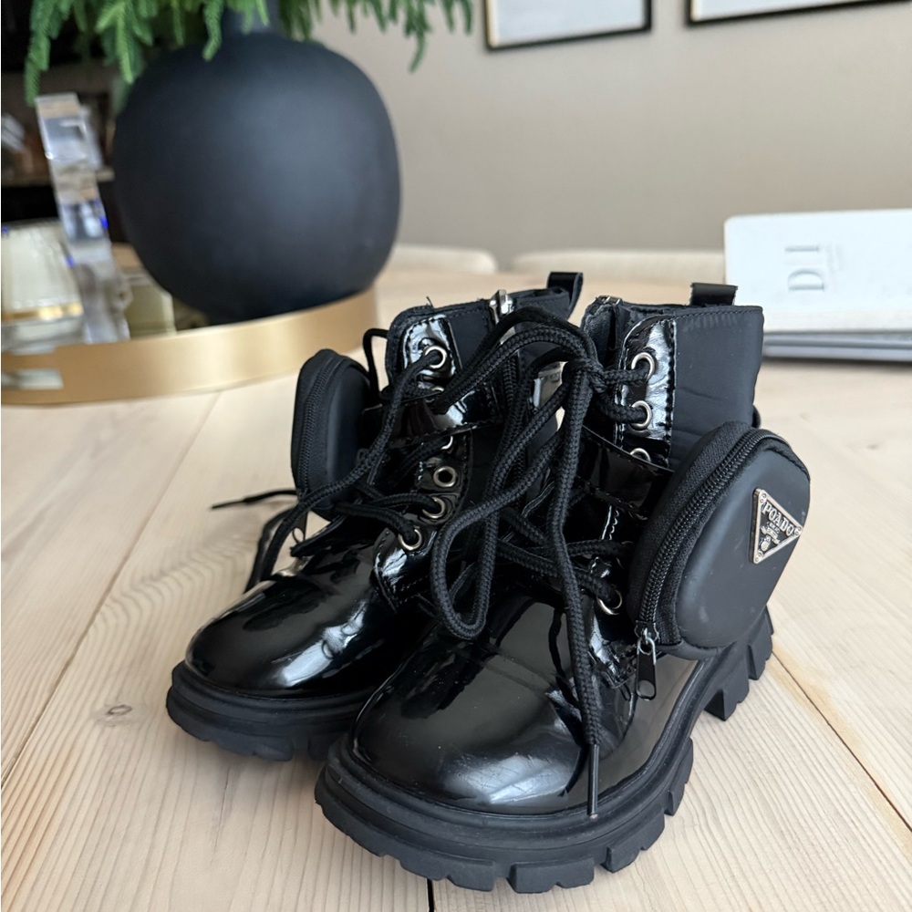 Black Combat & Moto Boots